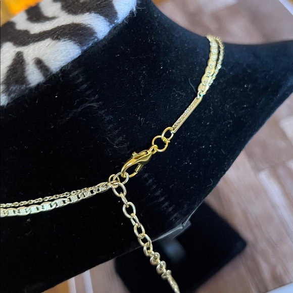 Kendra Scott Gold Chain Necklace with Iridescent Pendant - Picture 6 of 6